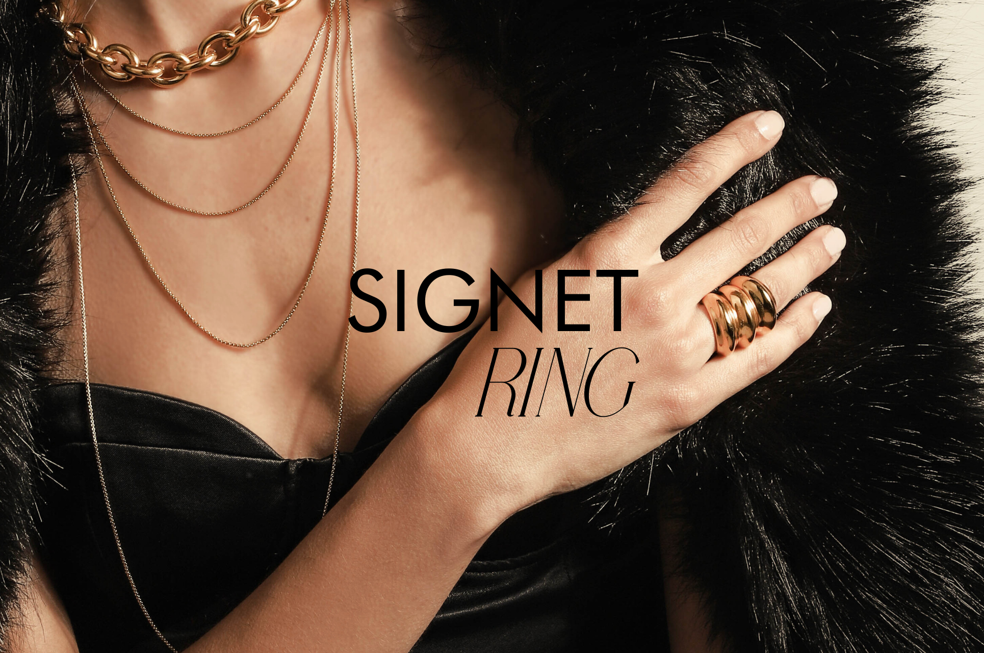 Signet 2025 ring necklace