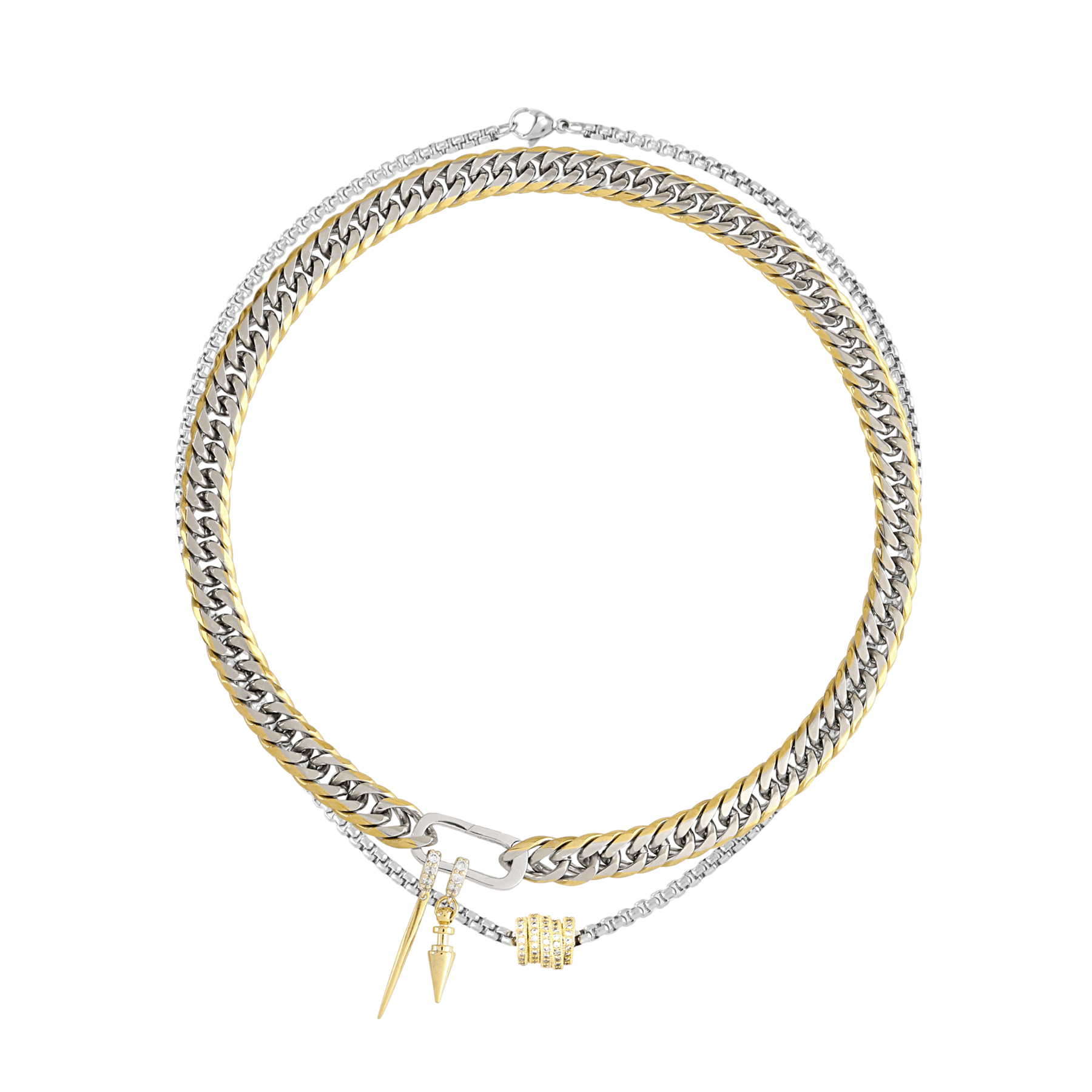 Just Click Nut Layered Necklace Set– Artizan Joyeria Just Click Nut Layered Necklace Set– Artizan Joyeria