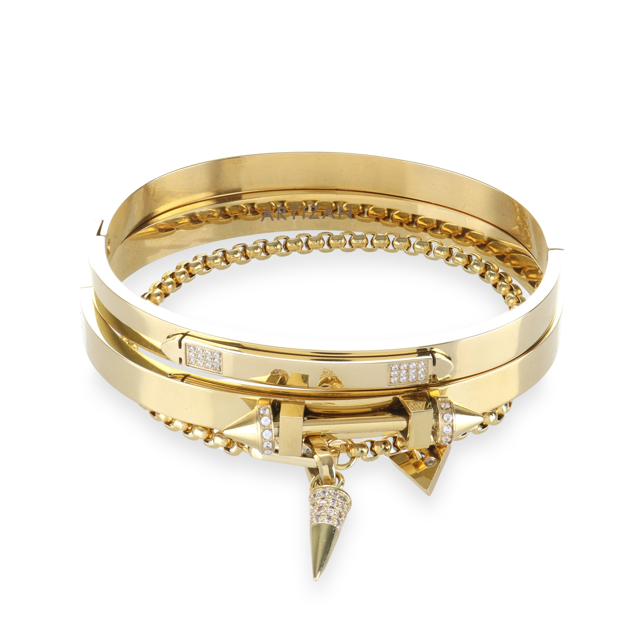 ARROWHEAD BRACELET STACK– Artizan Joyeria - Main Image