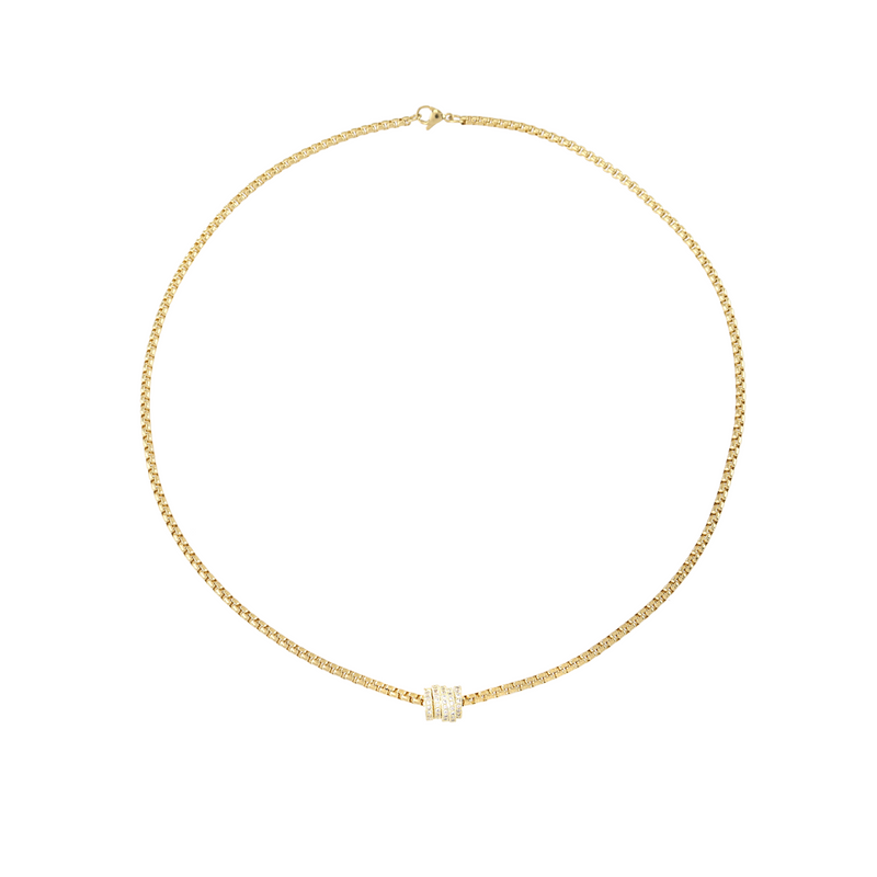 dainty necklace gold