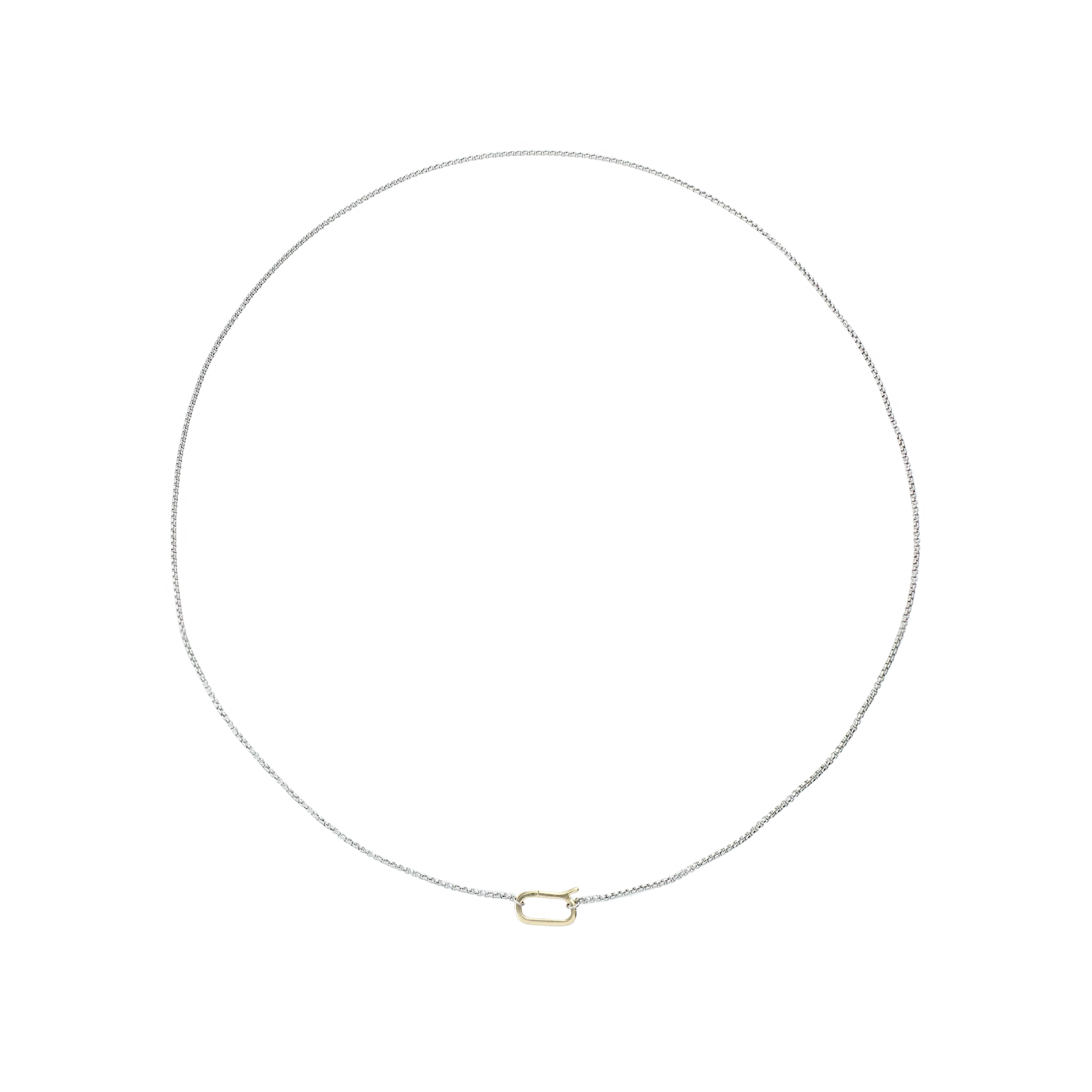 Can Opener Mid Box Slim Chain Necklace– Artizan Joyeria Can Opener Mid Box Slim Chain Necklace– Artizan Joyeria
