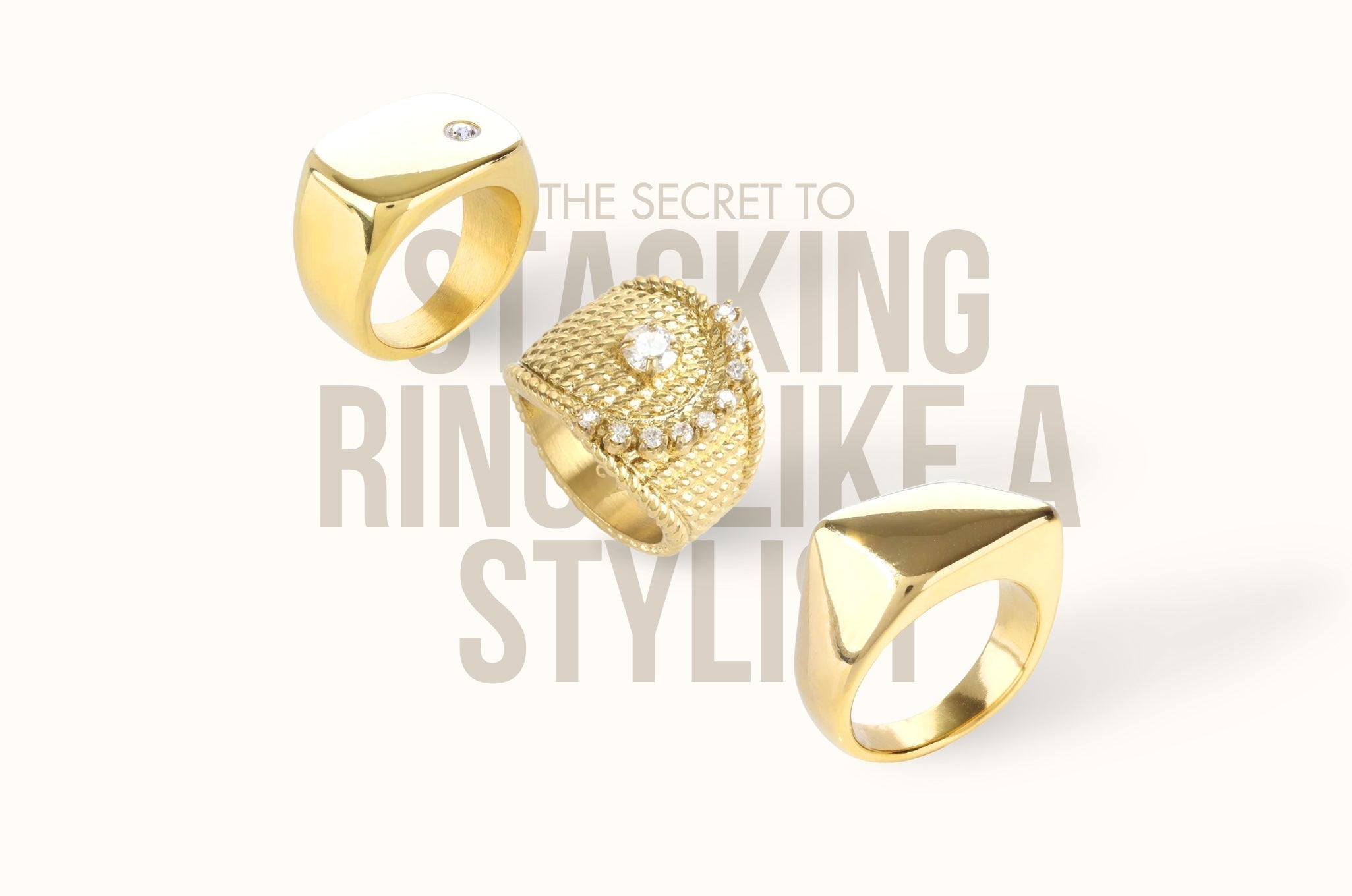 The Secret to Stacking Rings Like a Stylist