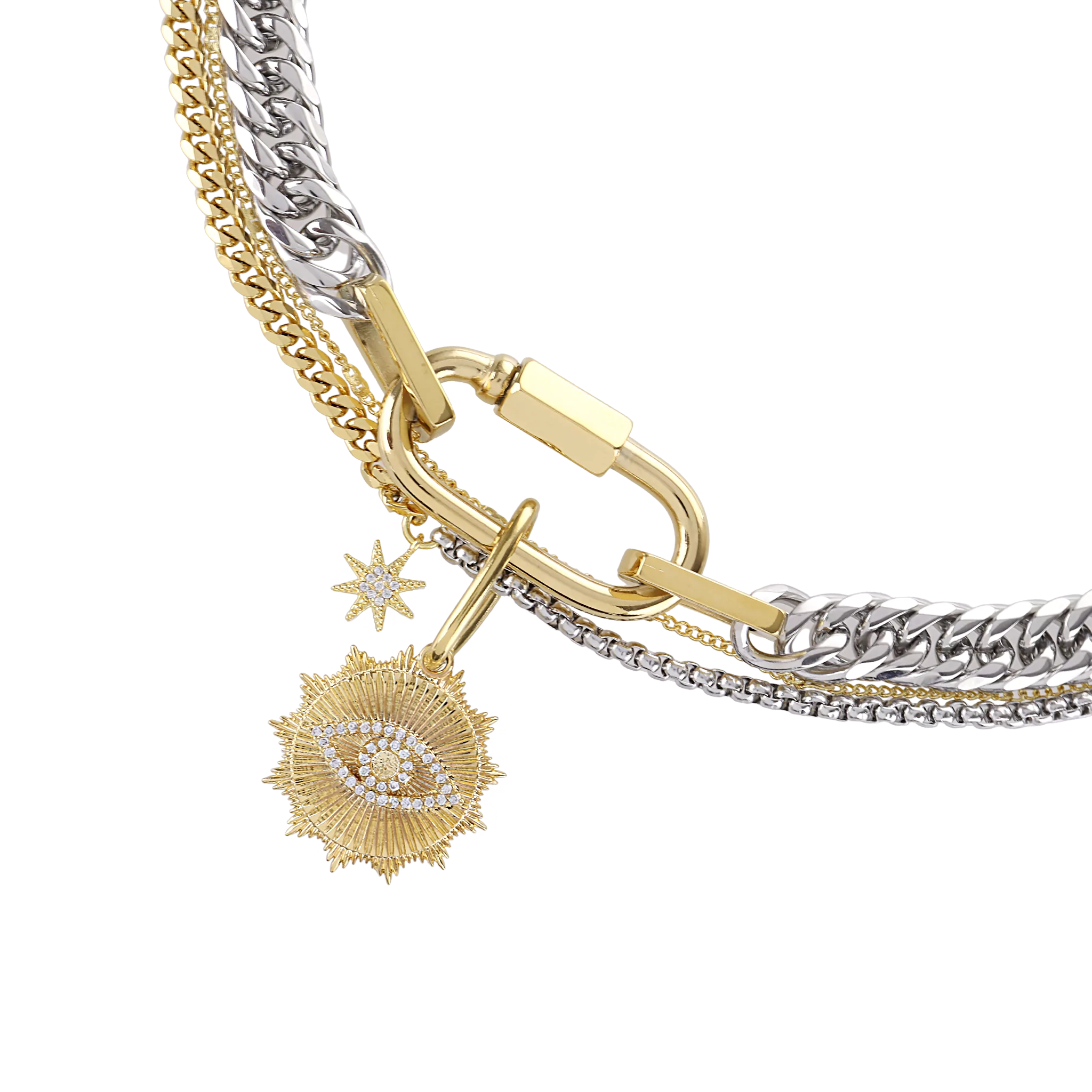 AMELIA LAYERED NECKLACE SET MIX