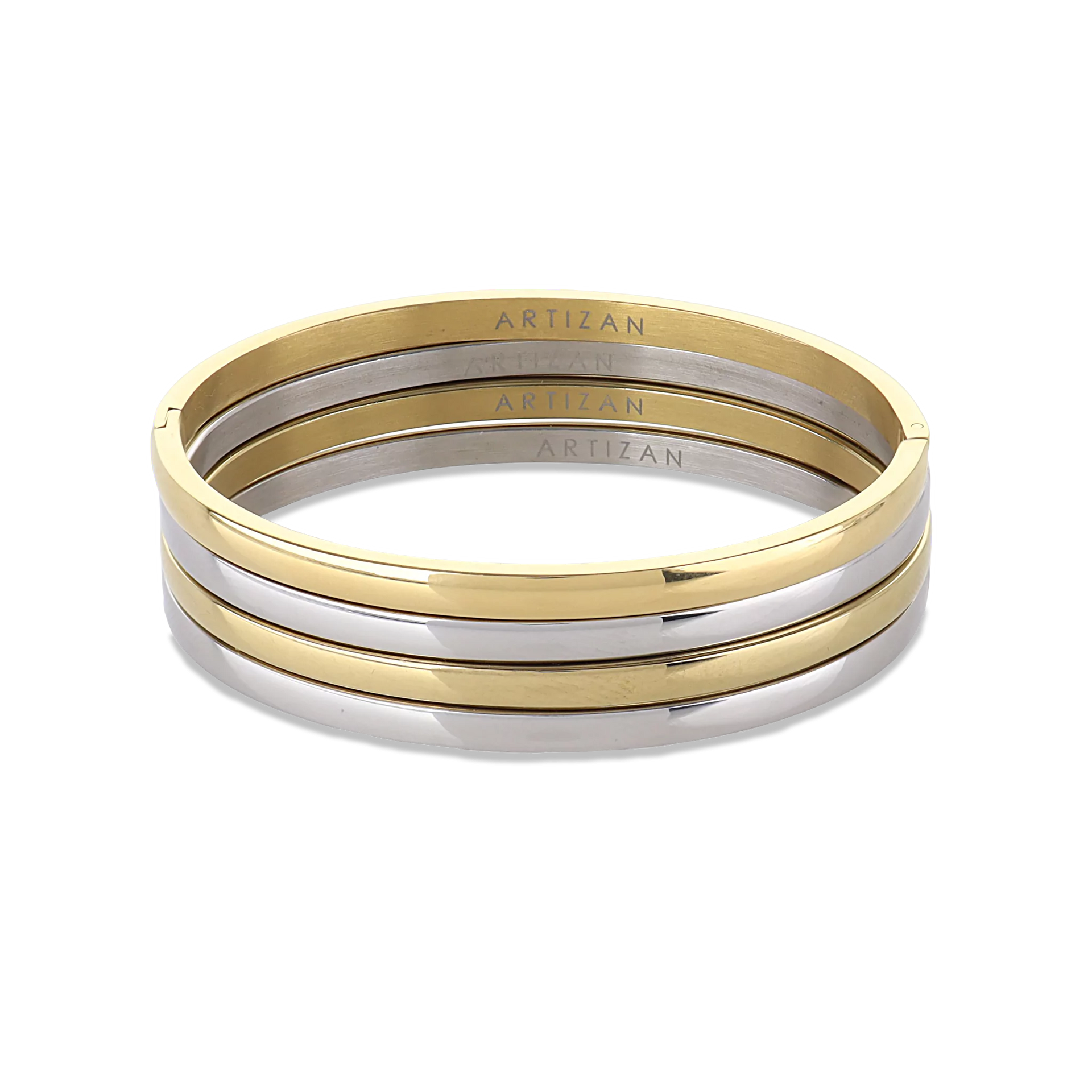 The Plain Thin Bracelet Stack– Artizan Joyeria