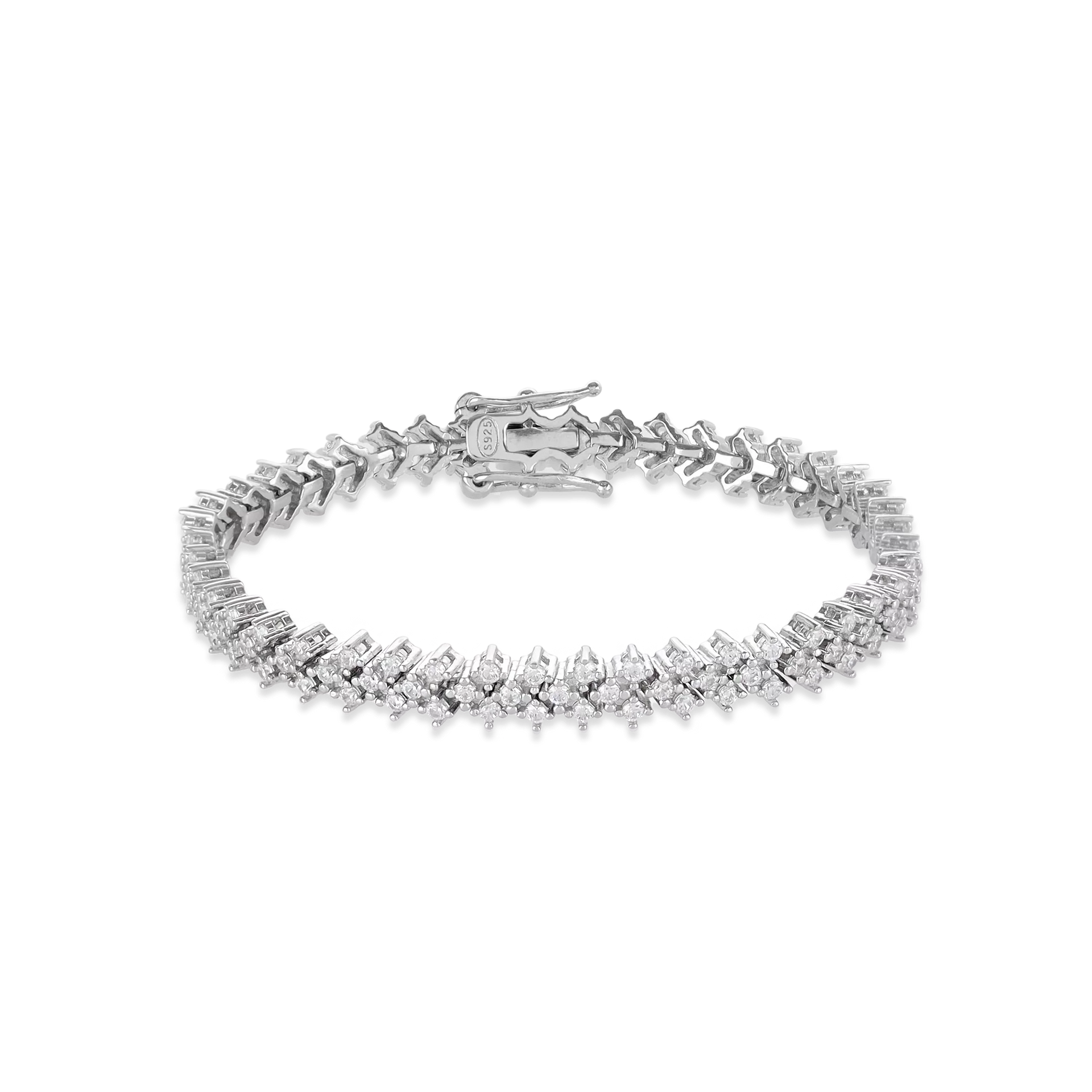Four Prong Tennis Bracelet– Artizan Joyeria Four Prong Tennis Bracelet– Artizan Joyeria