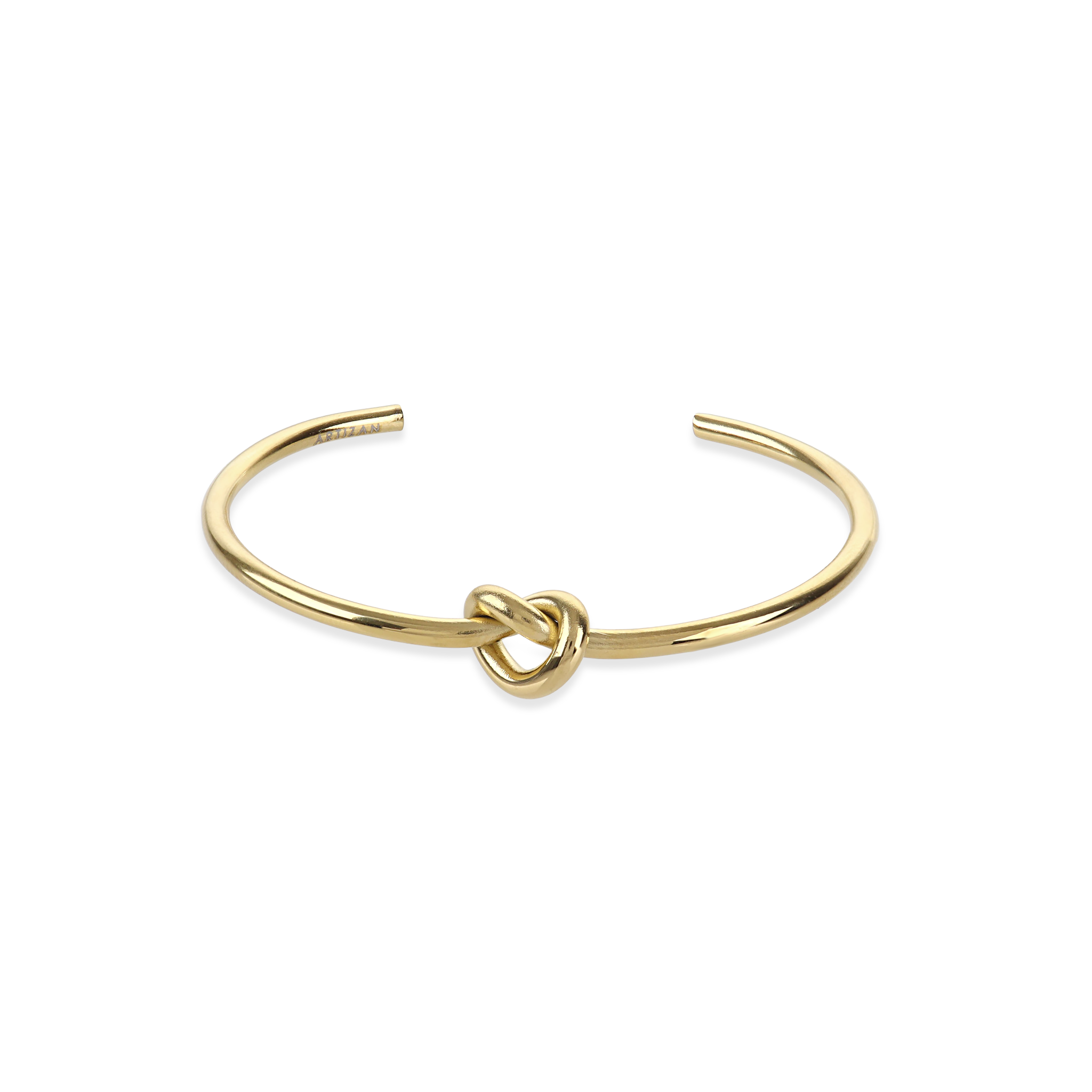 Anne Klein Gold-Tone Double Knot Bangle Bracelet - Macy's