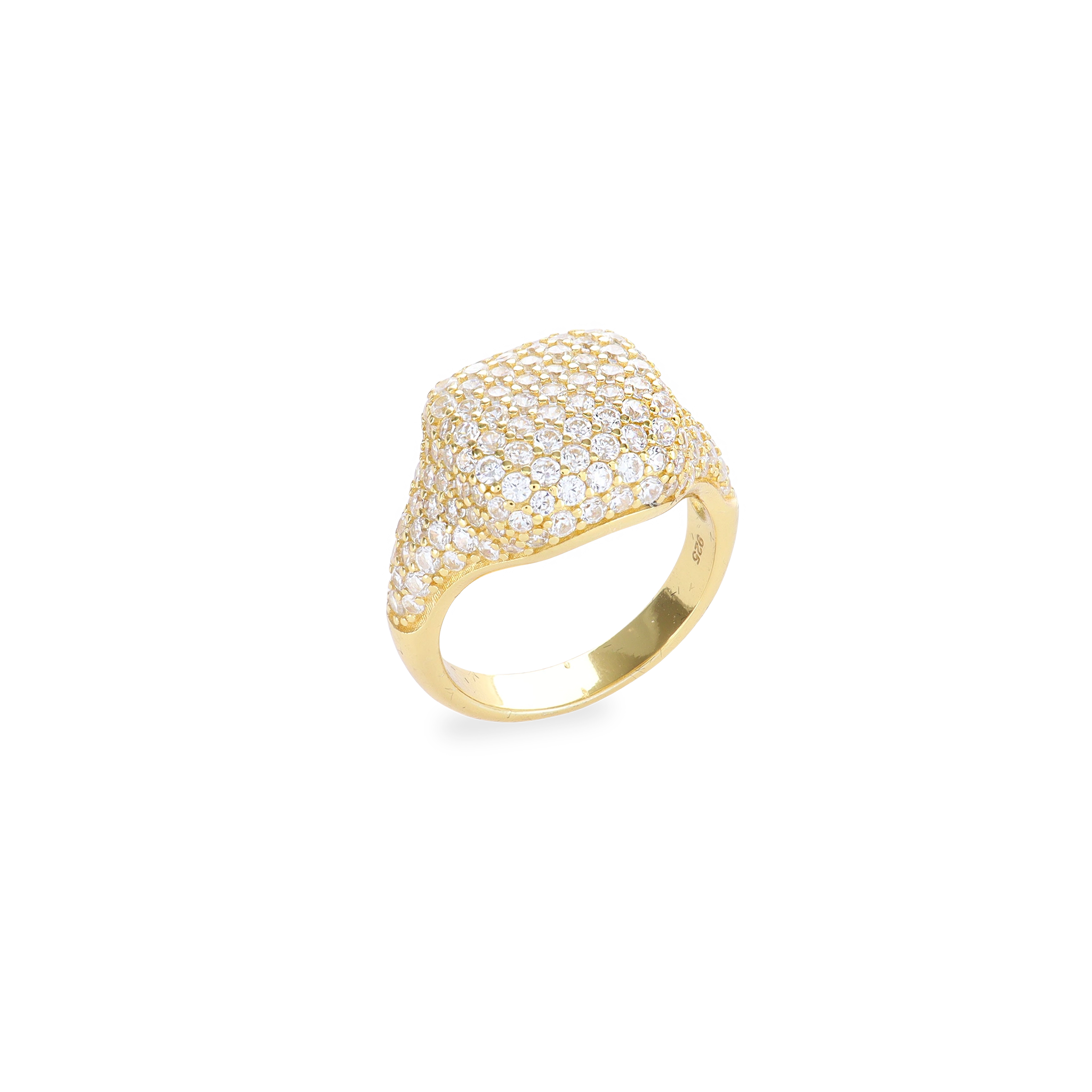 HONEYCOMB PINKY PAVE RING – Artizan Joyeria