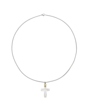 CROSS BOX CHAIN NECKLACE
