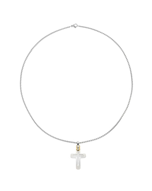 CROSS BOX CHAIN NECKLACE
