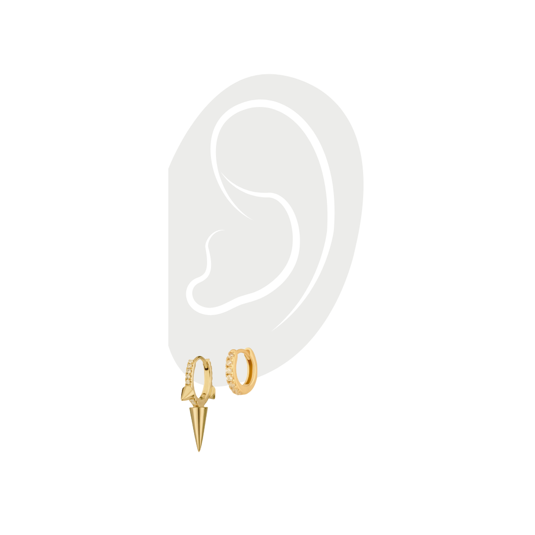EAR PARTY GOLD SET HOLES– Artizan Joyeria