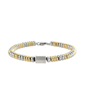 TWO-TONE BEAD BRACELET