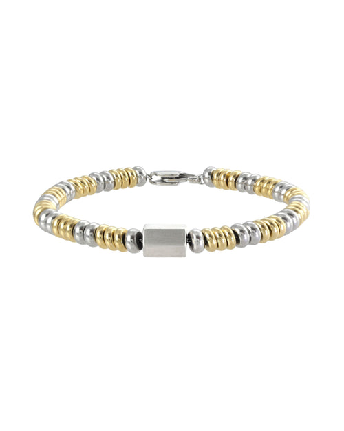 TWO-TONE BEAD BRACELET
