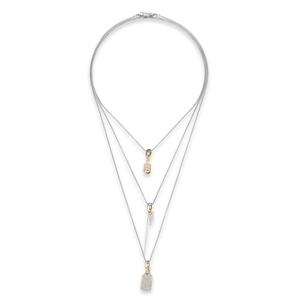 カジャビジュー Skin Jewelry Necklace (V) カジャビジュー Skin Jewelry Necklace (V) ビジューNecklace / multi