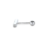 The Diamond Line Piercing, a sleek silver-tone stud featuring a horizontal row of sparkling cubic zirconia, perfect for minimalist elegance.