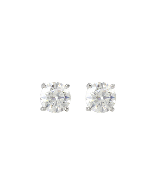 2.4 ct. Moissanite SOLITAIRE EARRING