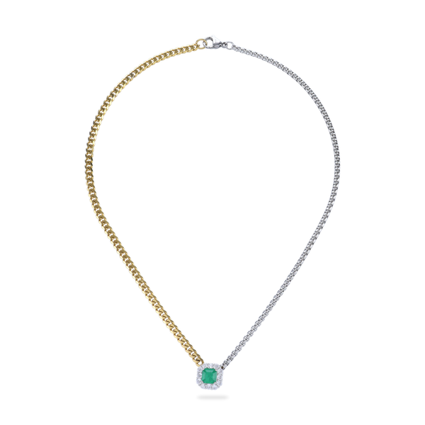 Mixed Emerald Chain– Artizan Joyeria