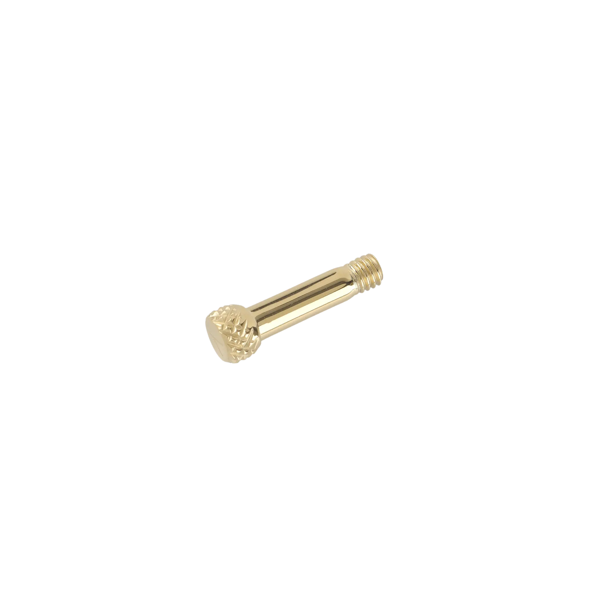The Herradura Screw - Signature, a gold-tone screw component designed exclusively for Herradura necklaces, ensuring a secure fit.