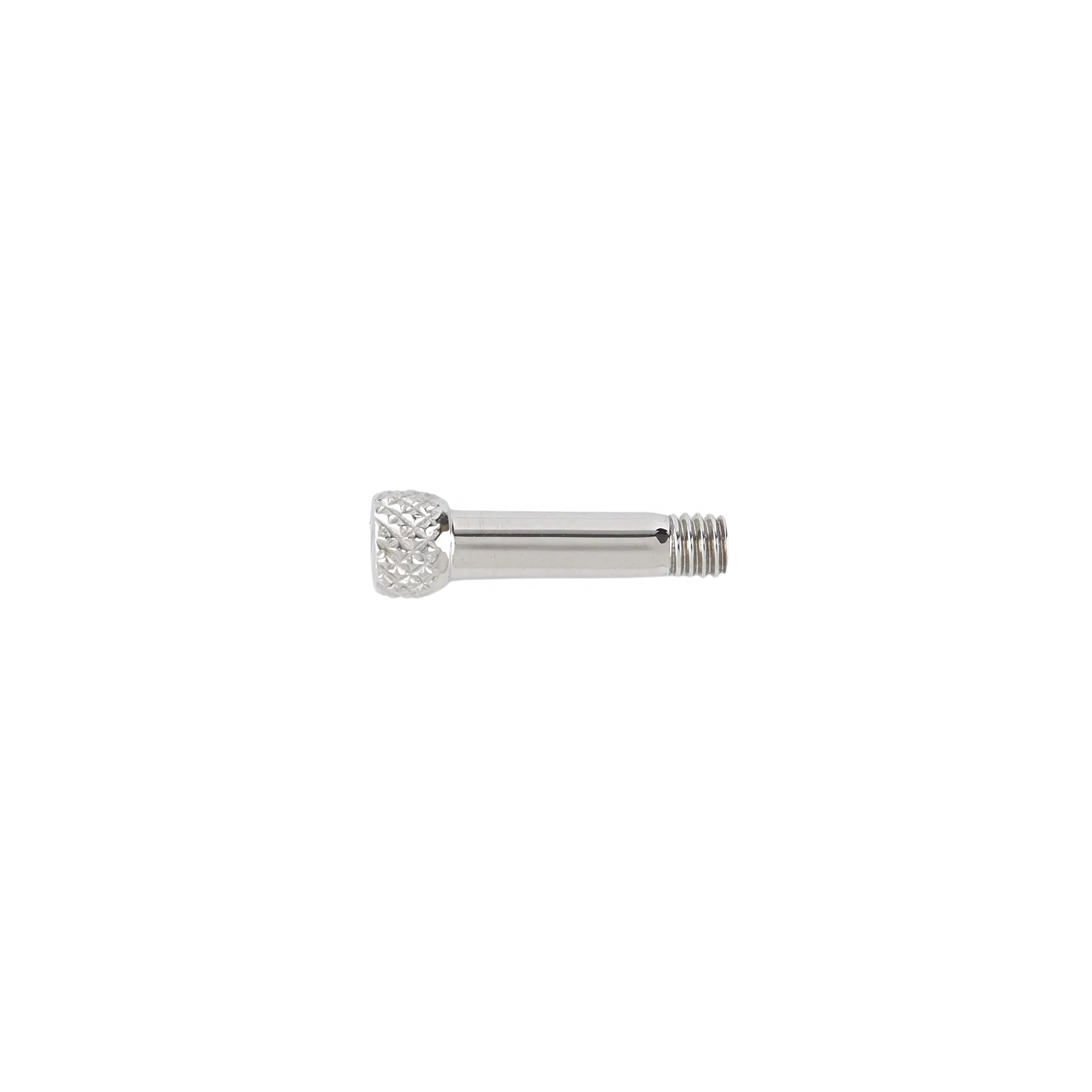 The Herradura Screw - Signature, a silver-tone screw component designed exclusively for Herradura necklaces, ensuring a secure fit.