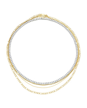 I DO LAYERED NECKLACE SET