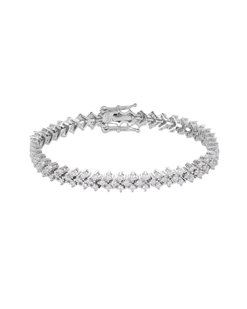FOUR PRONG TENNIS BRACELET