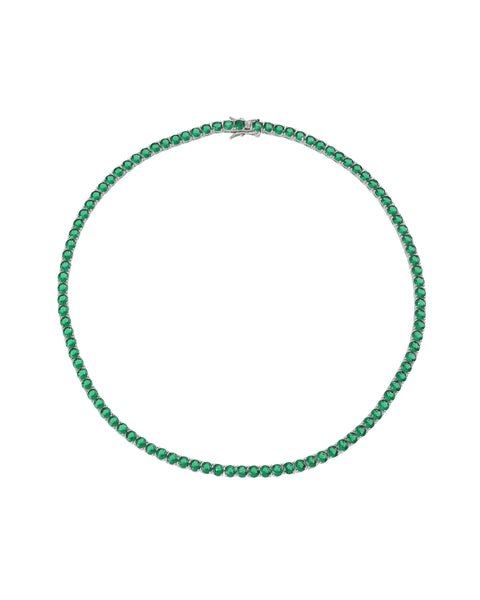 EMERALD TENNIS NECKLACE– Artizan Joyeria