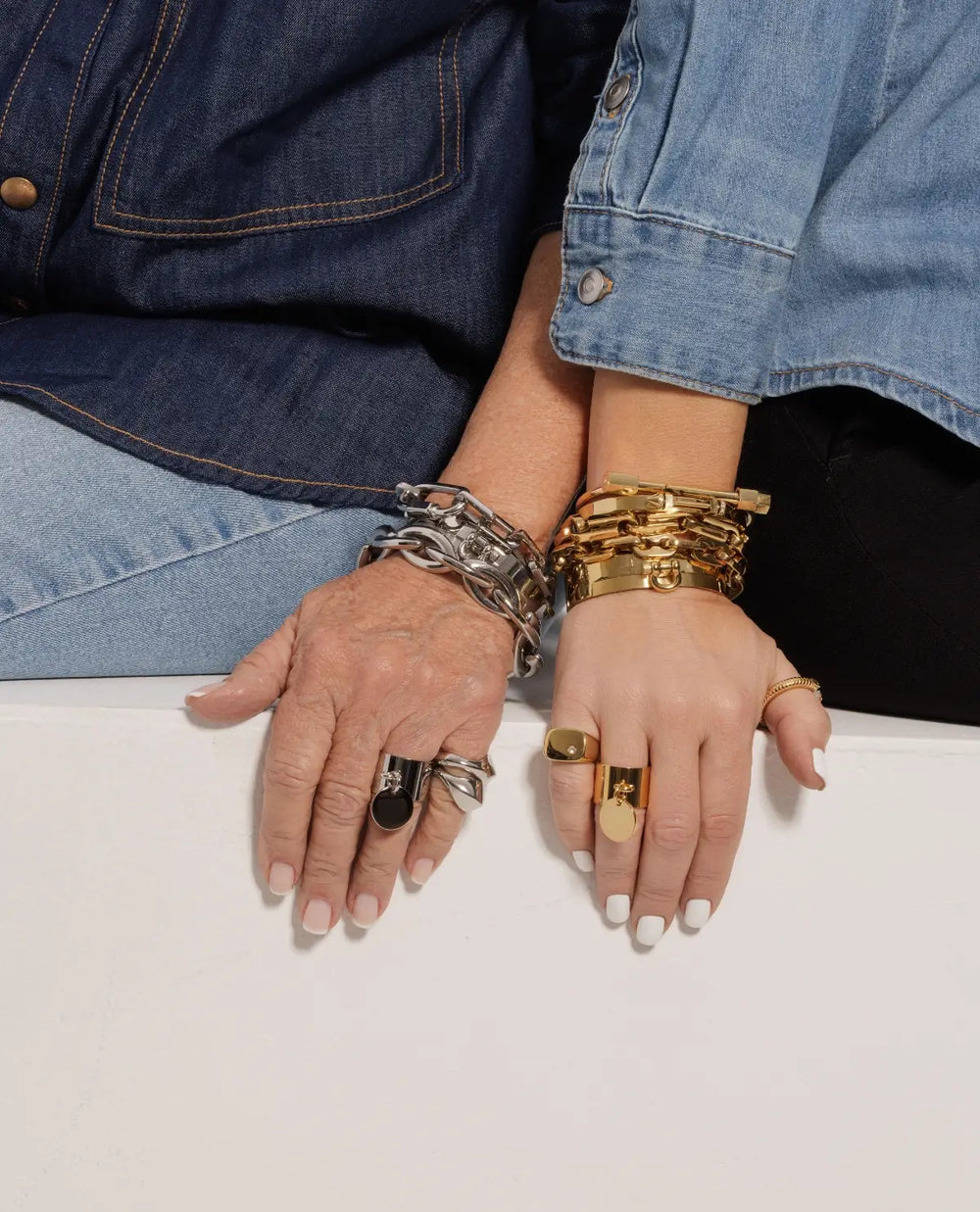 jewelry for denim dress Diamonds and Denim FORAGE FASHION