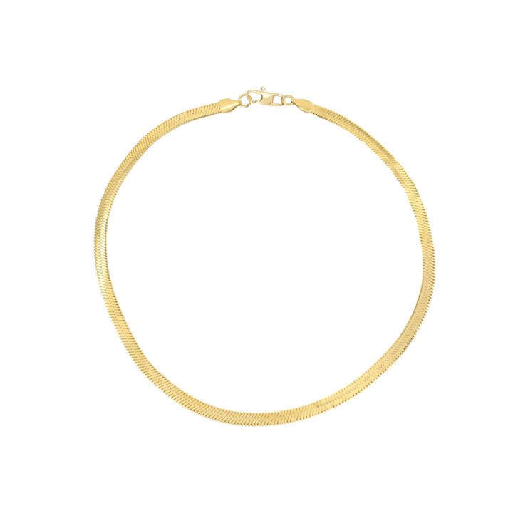 The Viper Snake Chain which is made of 18k gold plated Stainless steel Chain.