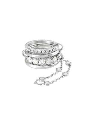 SILVER CORE CHAIN RING