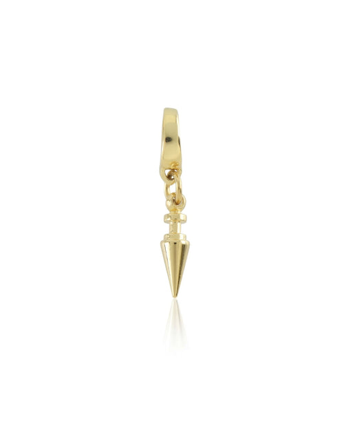 The SPIKE BULKY CHARM which is made of 18k gold plated Sterling silver charm.