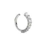 The ETERNITY SKINNY EAR CUFF which is made of copper and cubic zirconia that is 10mm in width.