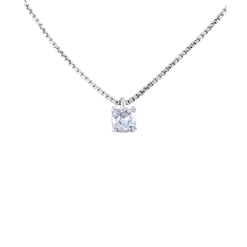 BRIGHT SOLITAIRE NECKLACE