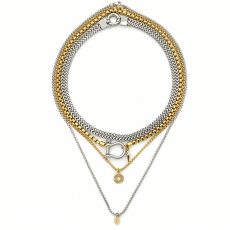 The Carabiner Necklace Set | Artizan Joyeria