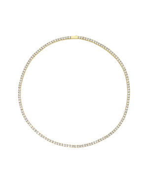 GOLD TENNIS NECKLACE