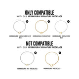Compatibility guide for Artizan Joyeria Jewelry showing necklaces compatible and not compatible with the Herradura Signature Necklace screw. |||
