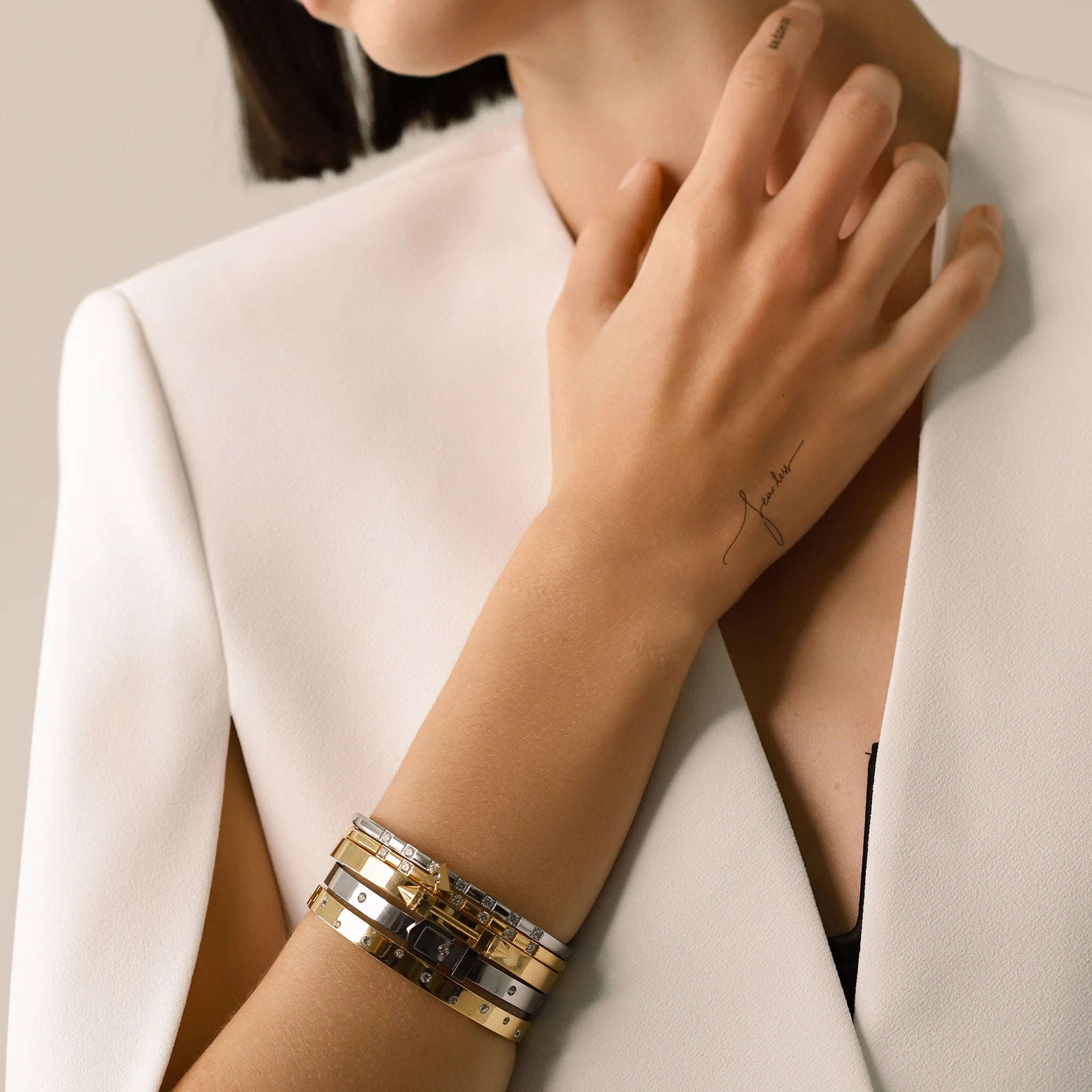 Triangle Bracelet Stack– Artizan Joyeria