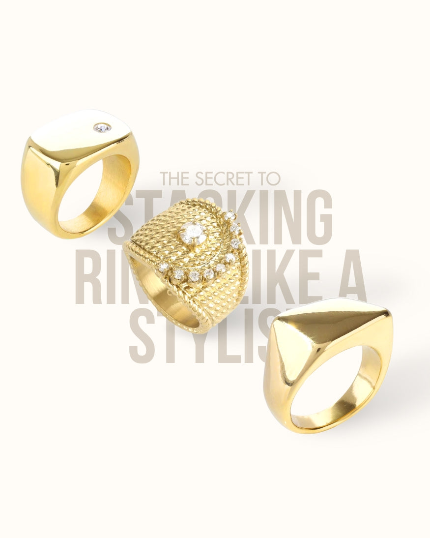 The Secret to Stacking Rings Like a Stylist