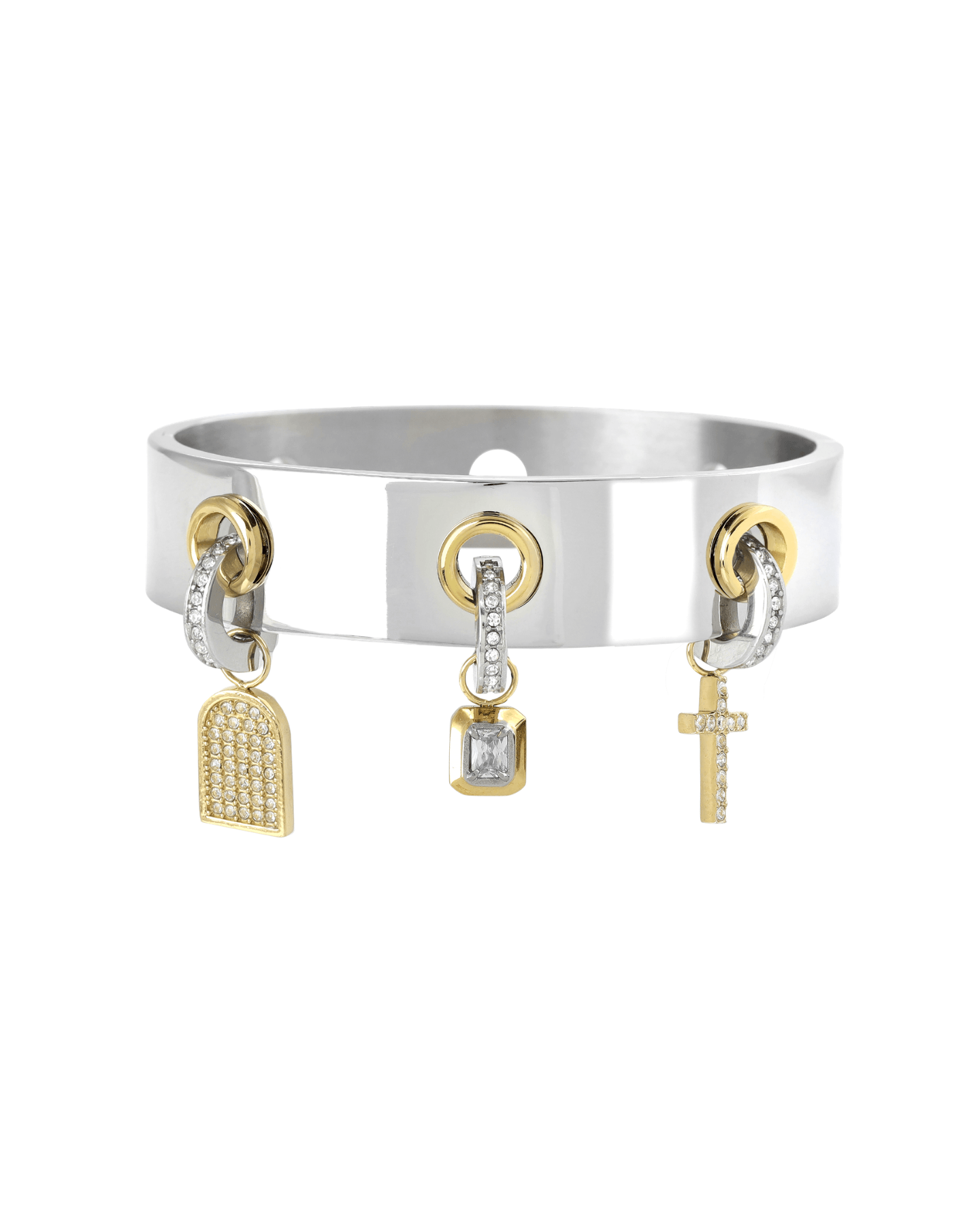 The Hole Charm Bangle– Artizan Joyeria