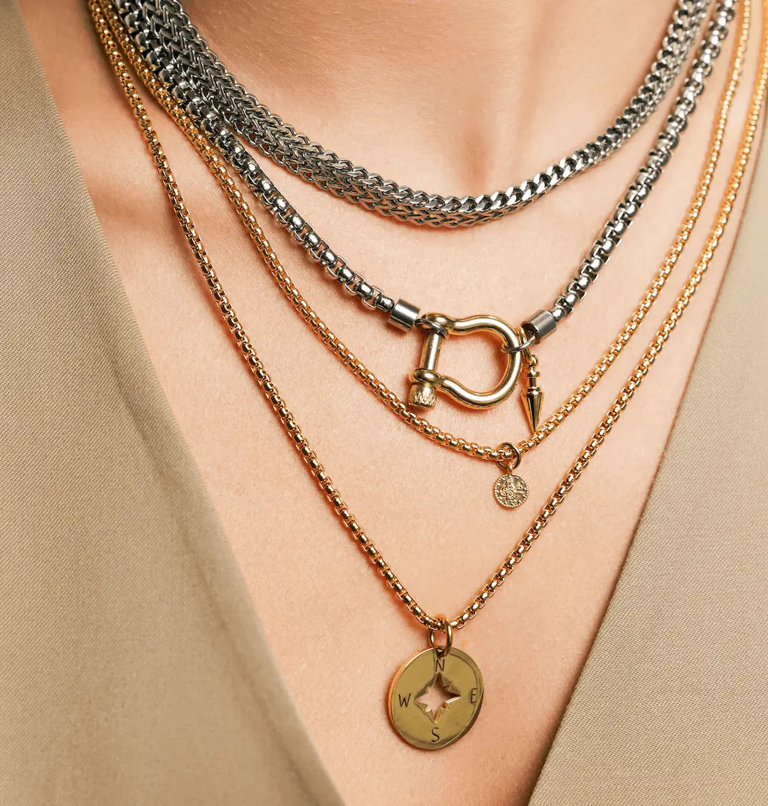 Horseshoe Layered Necklace Set– Artizan Joyeria