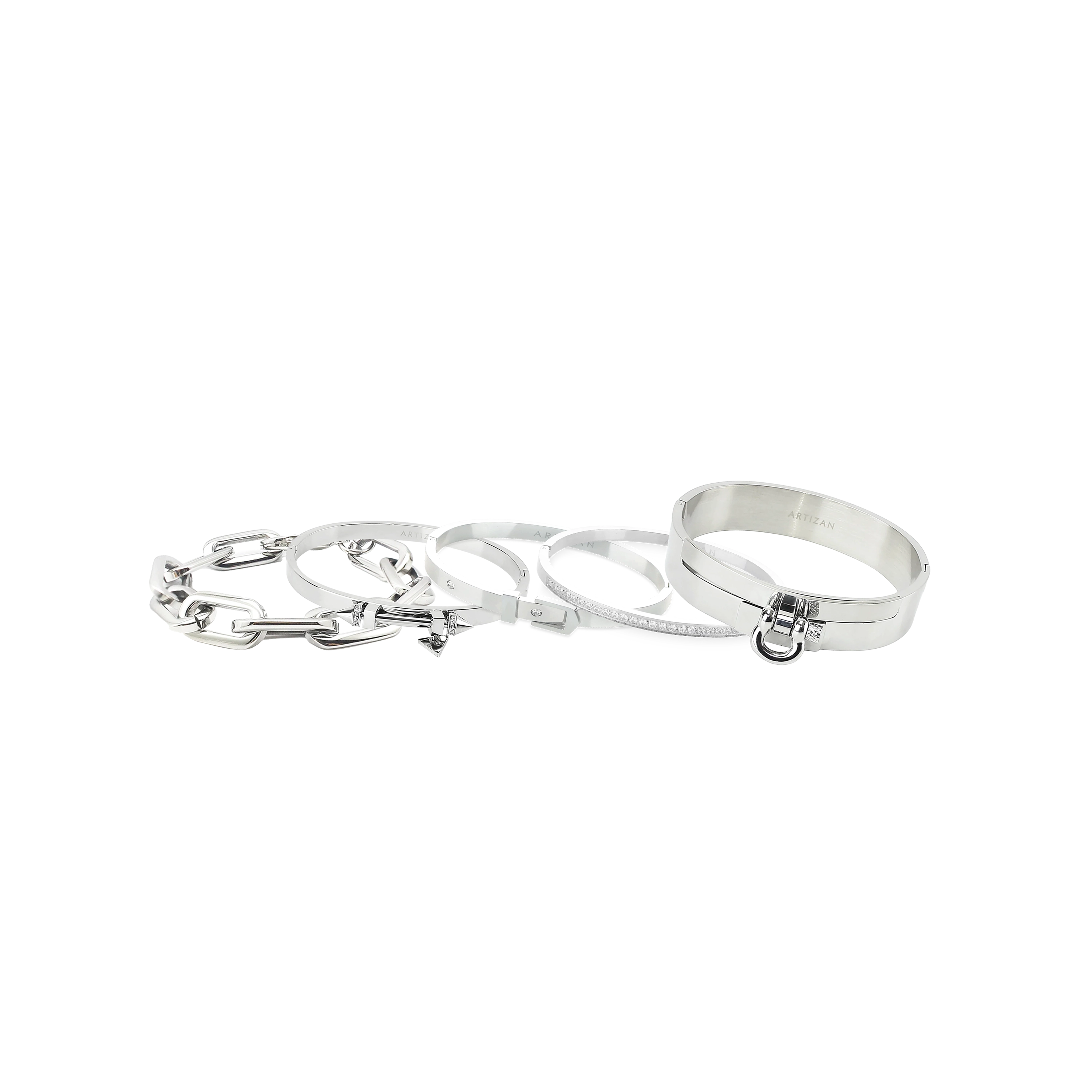 Silver Core Bracelet Stack– Artizan Joyeria Silver Core Bracelet Stack– Artizan Joyeria