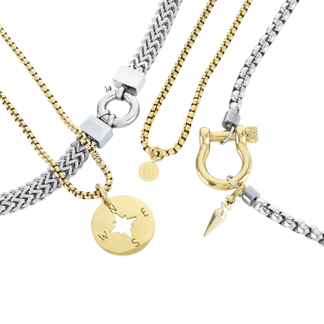 アクセサリー DIFFERENT NECKLACE 53cm Horseshoe Layered Necklace Set– Artizan Joyeria