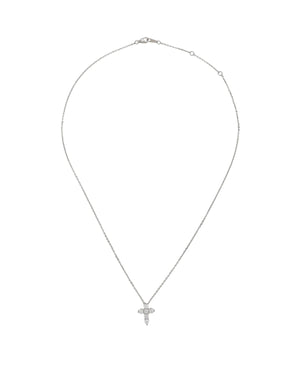 THE SILVER CROSS NECKLACE