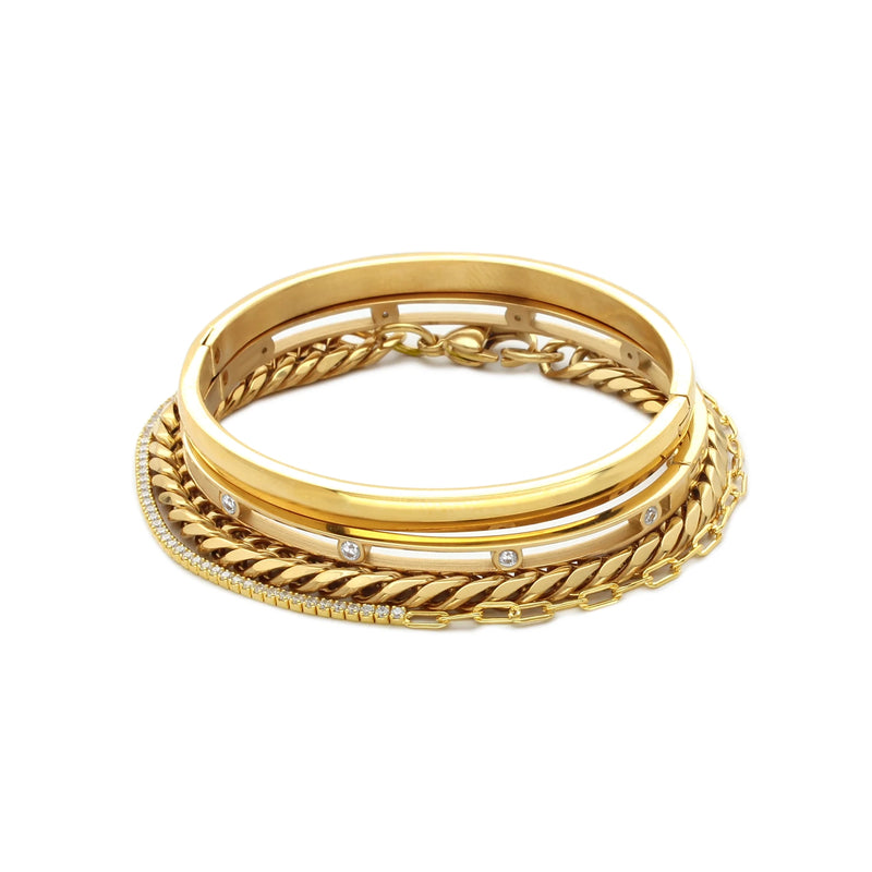 Buy Gold-Toned Bracelets & Bangles for Women by Prita by Priyaasi Online |  Ajio.com