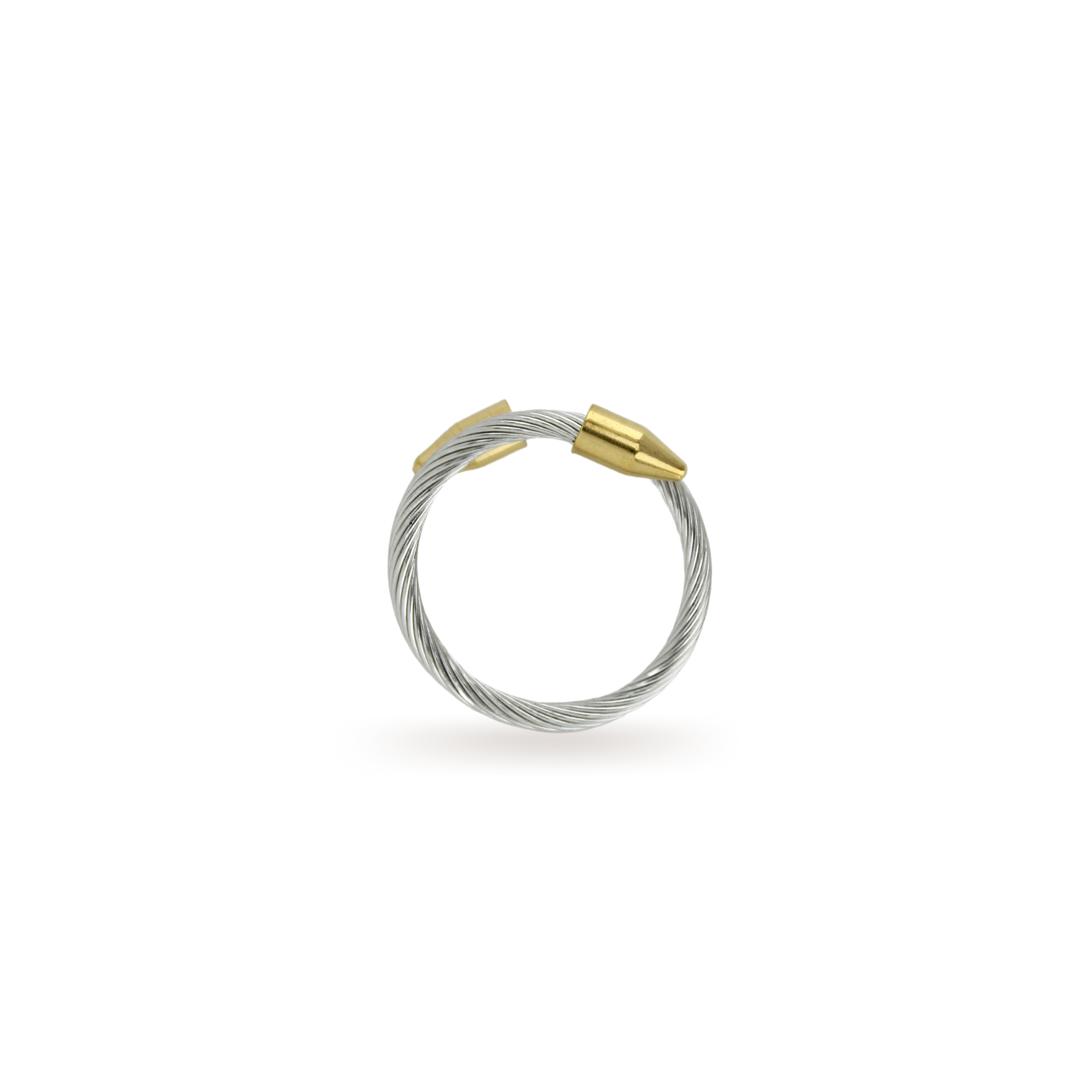 Fred Paris Stackable Success 18K Yellow Gold and Diamond Ring