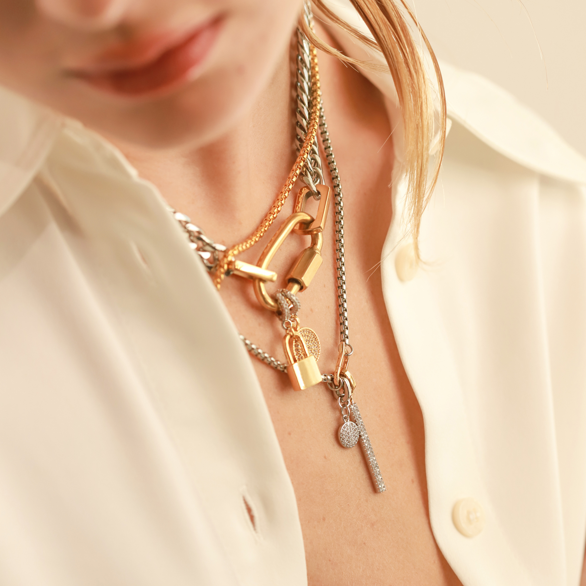 Maxi Lock Necklace | Artizan Joyeria
