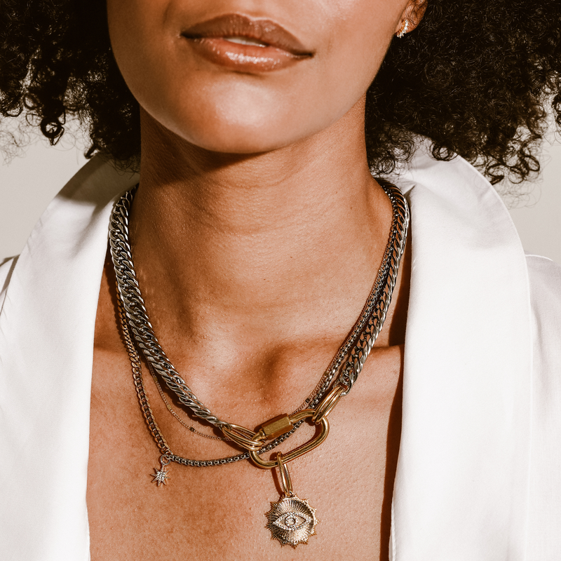 Thin 2025 layered necklace