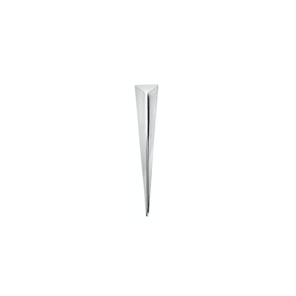 Half Needle earring comes in one piece only which is made of 925 Sterling silver spike shaped earring. It is long triangular earring.