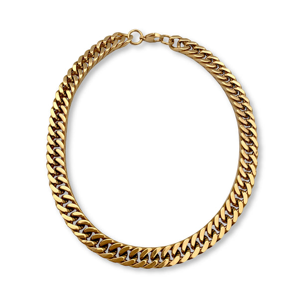 Tropicana necklace which is made of Stainless Steel Gold Plated Chain.