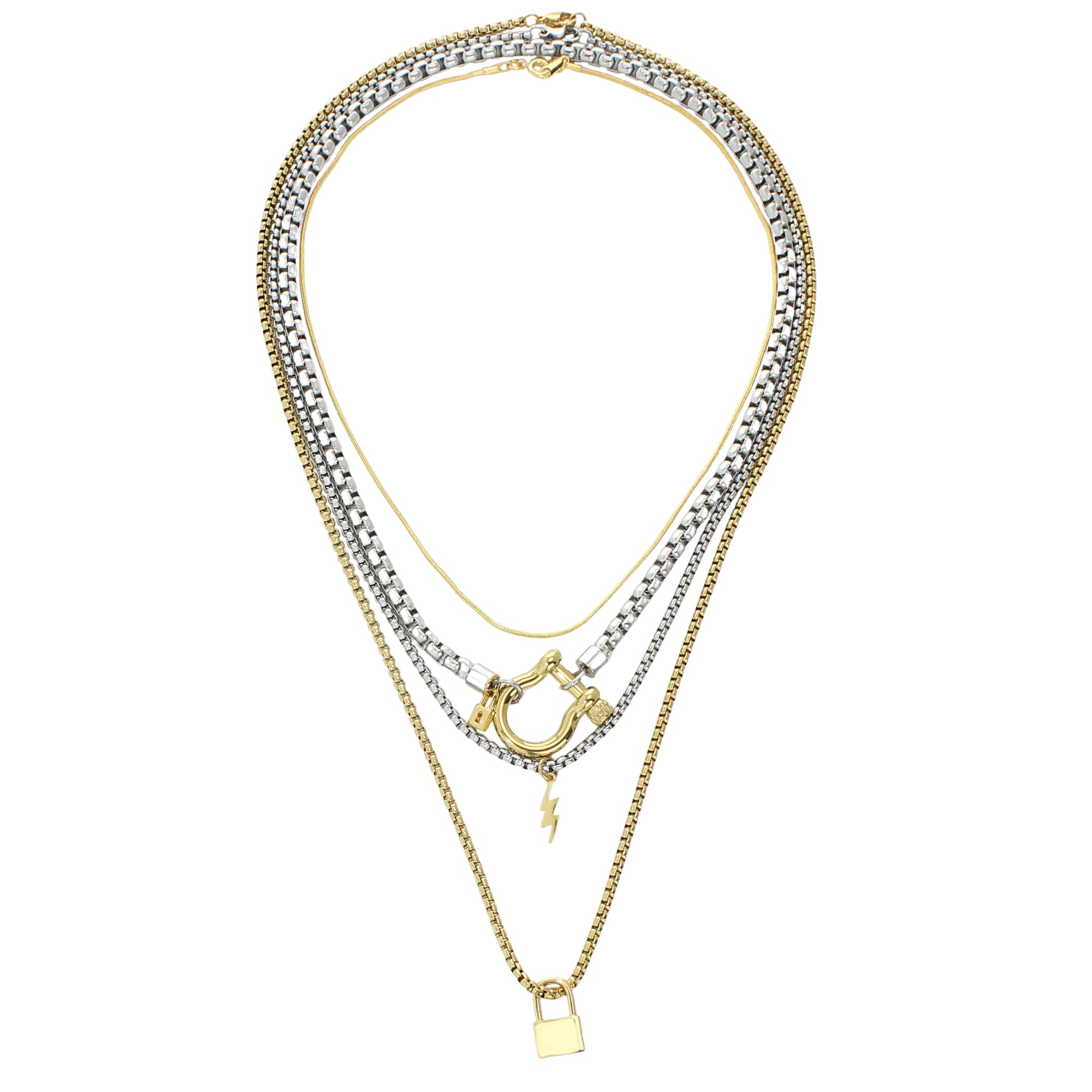 Maxi Lock Necklace | Artizan Joyeria