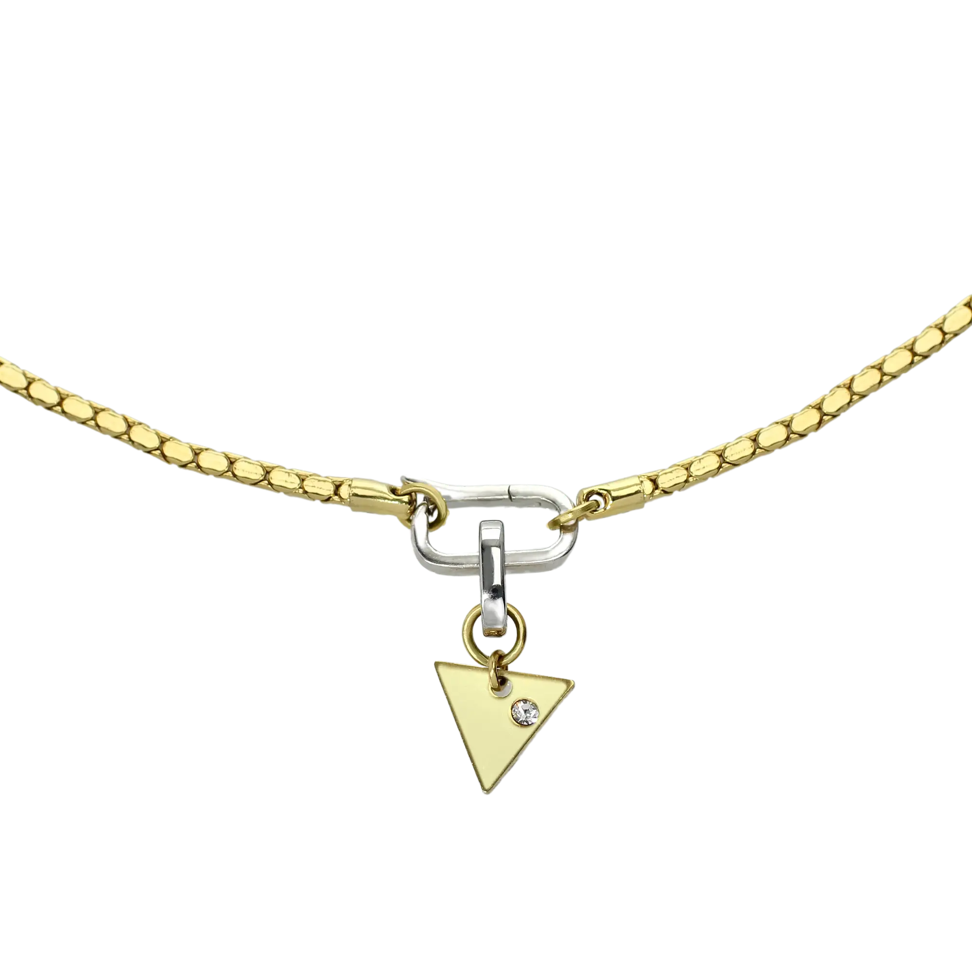 Triangular Link Chain Triangle Link Charm– Artizan Joyeria