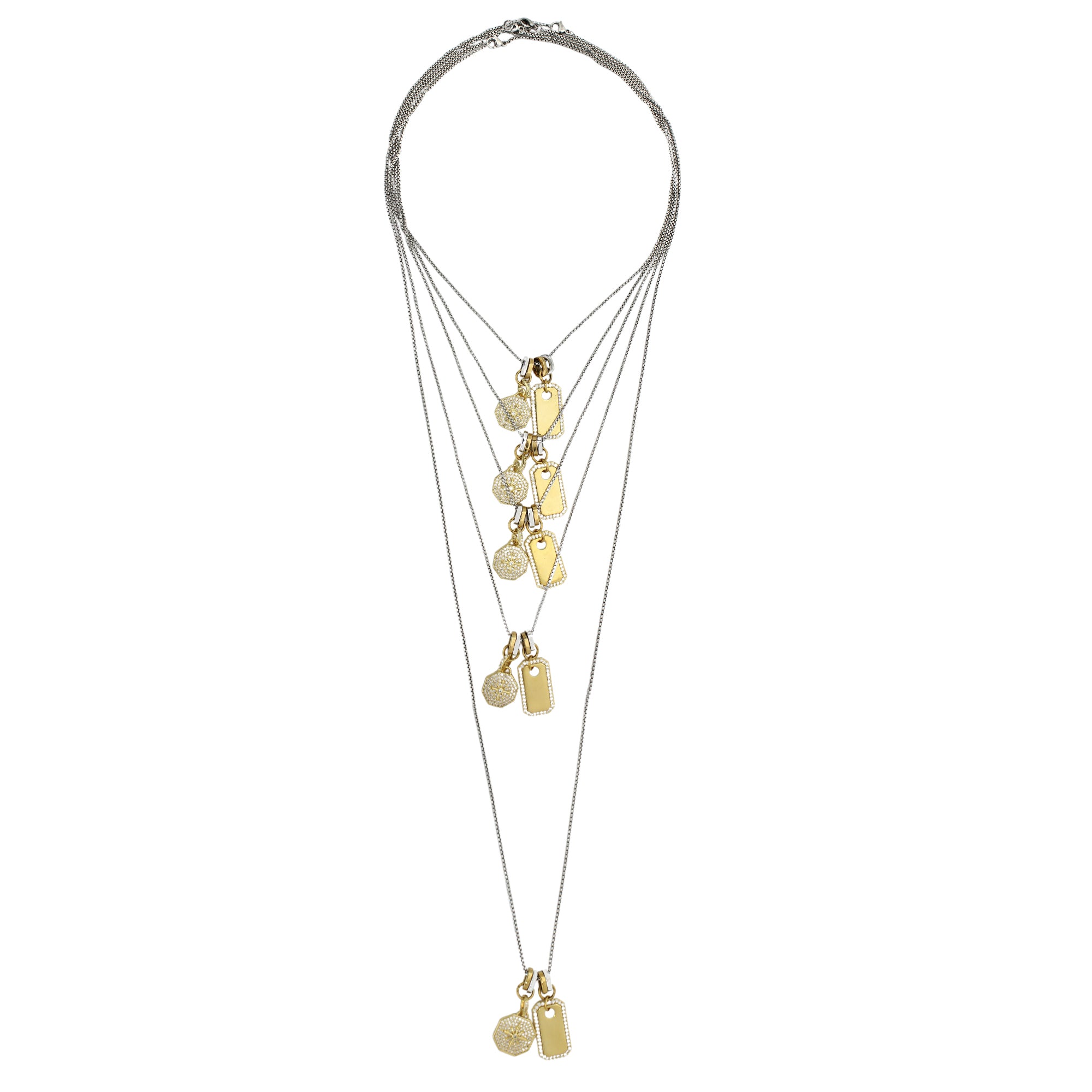 PANDORA Clasp Sterling Silver Charm Necklace | PANDORA | BeCharming.com